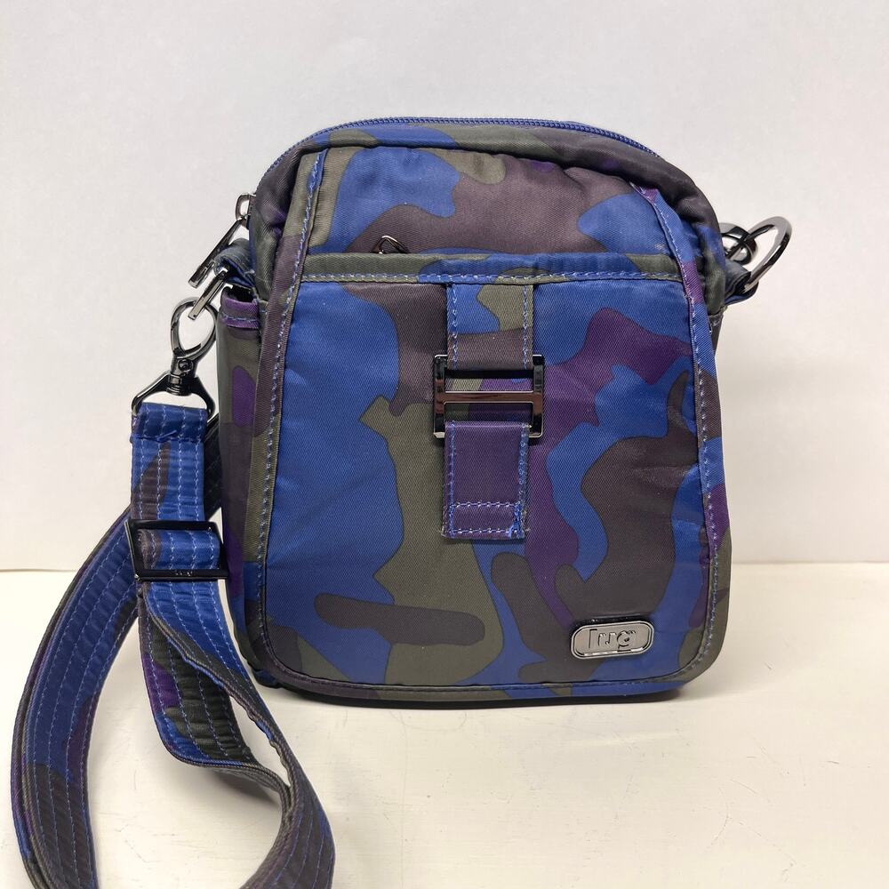 Lug Can Can Crossbody Travel Bag Camo Print RFID